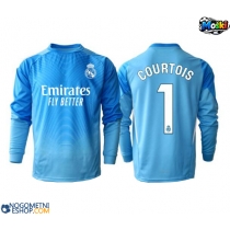 Moški Nogometni dresi Real Madrid Thibaut Courtois #1 Vratar Domači 2025-26 Dolgi Rokav